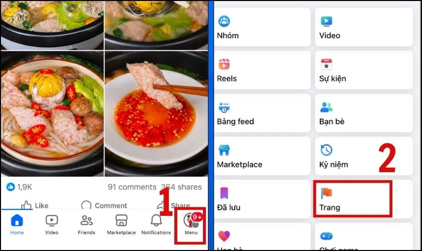 Cách xóa trang Facebook