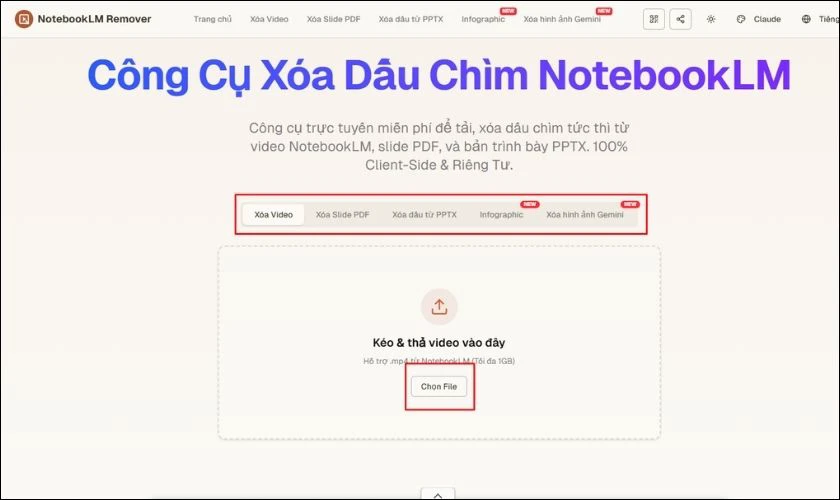 NotebookLM Remover – Công cụ làm sạch slide bài giảng