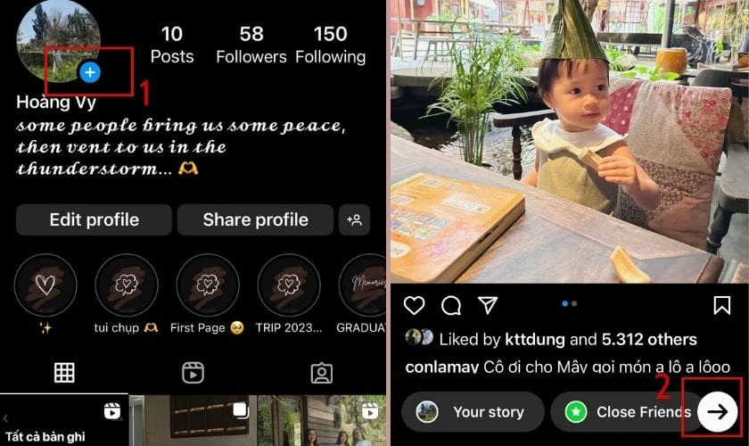 C&aacute;ch li&ecirc;n kết tin story Instagram với Facebook si&ecirc;u dễ