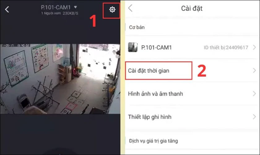 C&aacute;ch c&agrave;i đặt m&uacute;i giờ cho camera Yoosee