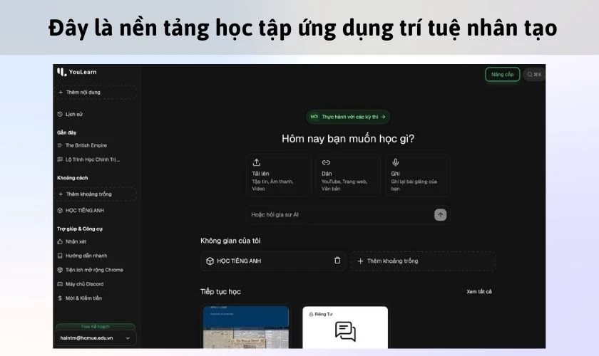 YouLearn AI l&agrave; g&igrave;?