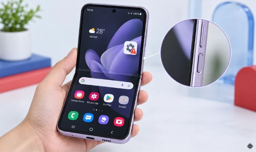Ứng dụng, phần mềm hoặc phím cạnh có vấn đề