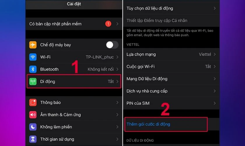 Hướng dẫn đổi eSIM trực tiếp trên điện thoại iPhone