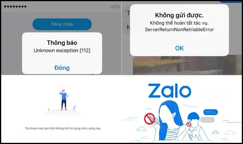 H&ocirc;m nay mạng Zalo bị những lỗi n&agrave;o?