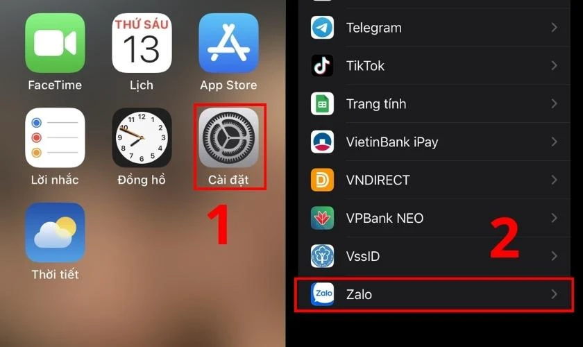 C&aacute;ch khắc phục nếu h&ocirc;m nay Zalo bị lỗi kh&ocirc;ng gọi, nhắn tin được tr&ecirc;n iPhone