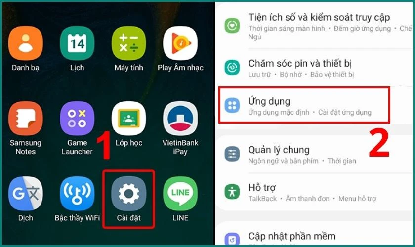 Kiểm tra lại quyền truy cập micro, m&aacute;y ảnh của Zalo tr&ecirc;n điện thoại Android
