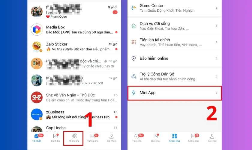 Cách đăng ký thông qua ứng dụng Zalo