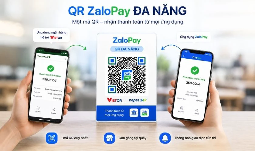 QR ZaloPay đa năng