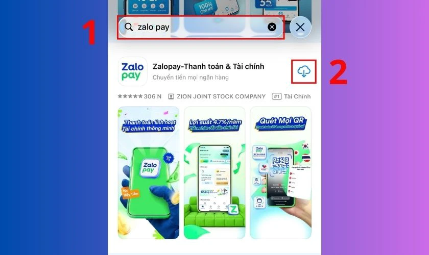 Cách đăng ký ZaloPay thông qua số điện thoại