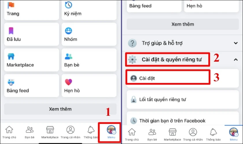 C&aacute;ch ẩn bạn b&egrave; v&agrave; người theo d&otilde;i tr&ecirc;n Facebook bằng điện thoại