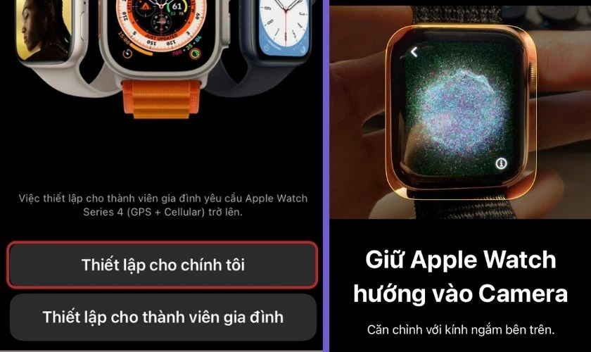 Chọn Thiết lập cho ch&iacute;nh t&ocirc;i