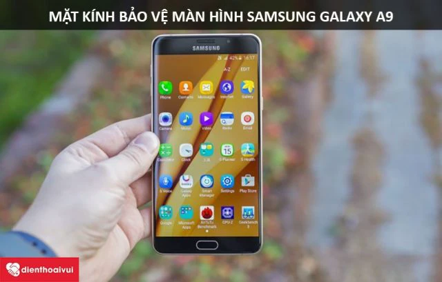 Mặt k&iacute;nh bảo vệ m&agrave;n h&igrave;nh Samsung Galaxy A9