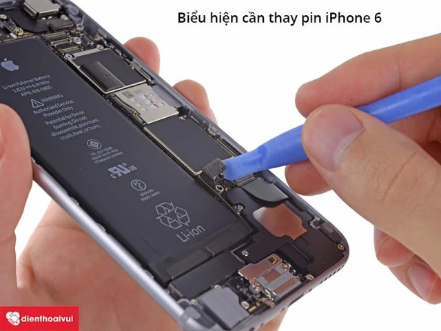 dấu hiệu cần thay pin iphone 6