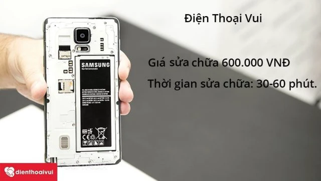 Thay pin Galaxy Note 5 uy t&iacute;n tại Điện Thoại Vui
