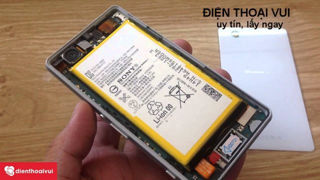 Thay pin Sony Xperia M4 uy t&iacute;n chất lượng tại Điện Thoại Vui