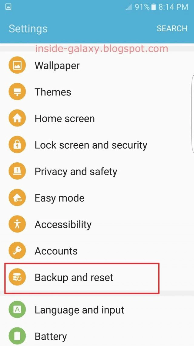 Restore lại điện thoại