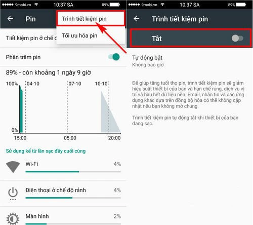 Điện thoại bắt wifi yếu