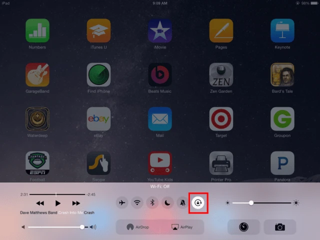 Khắc phục nhanh lỗi m&agrave;n h&igrave;nh iPad kh&ocirc;ng xoay được