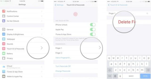 Sửa lỗi kh&ocirc;ng nhận v&acirc;n tay, v&acirc;n tay iPhone kh&ocirc;ng nhạy