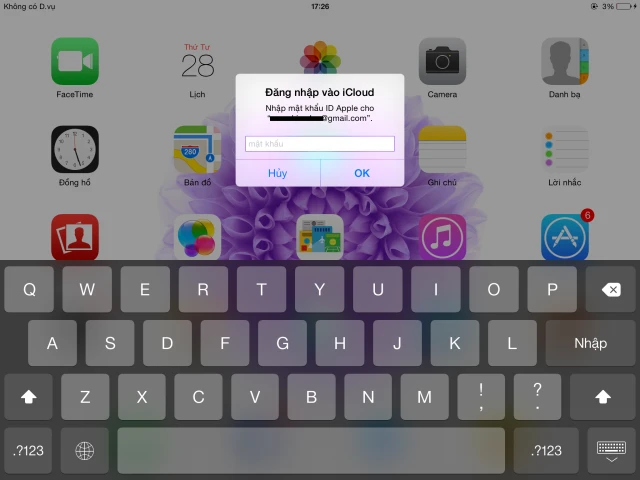 Tổng hợp những nguy&ecirc;n nh&acirc;n v&agrave; c&aacute;ch khắc phục iPad bị d&iacute;nh iCloud ẩn