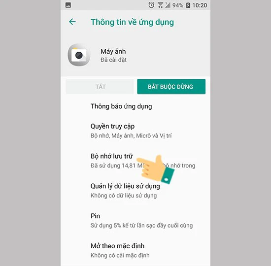 C&aacute;ch khắc phục lỗi điện thoại kh&ocirc;ng bật được camera sau hiệu quả
