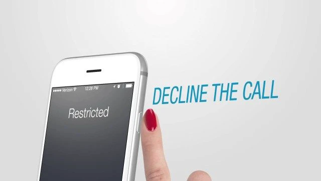 Điện thoại báo call restricted