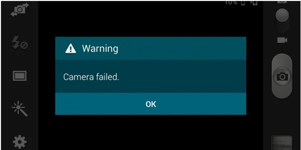 camera trước không bật được