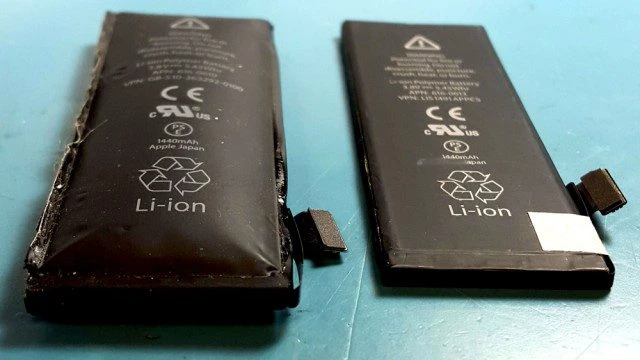 pin điện thoại samsung bị phồng