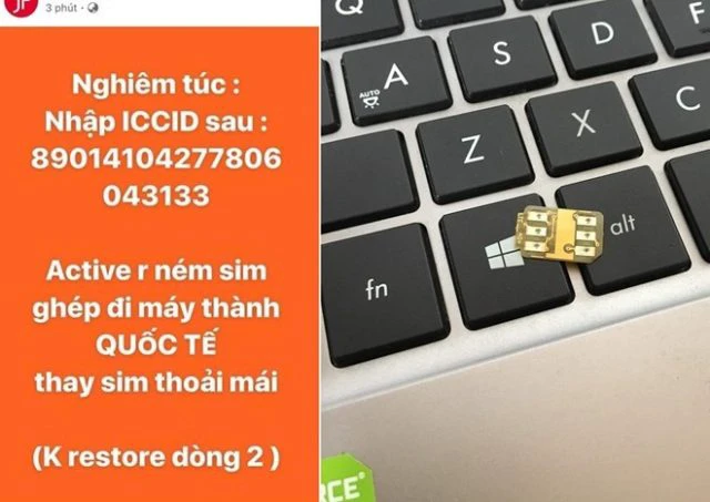 Mã ICCID mới biến iPhone lock thành iPhone bản quốc tế