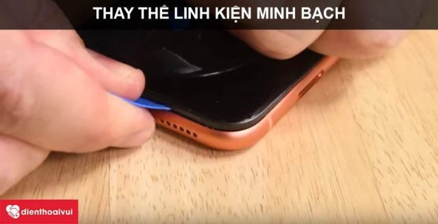 Điện Thoại Vui đảm bảo quá trình thay thế linh kiện minh bạch