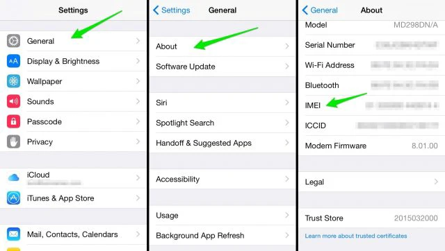 C&aacute;ch 1: Kiểm tra th&ocirc;ng tin bảo h&agrave;nh Apple bằng số IMEI