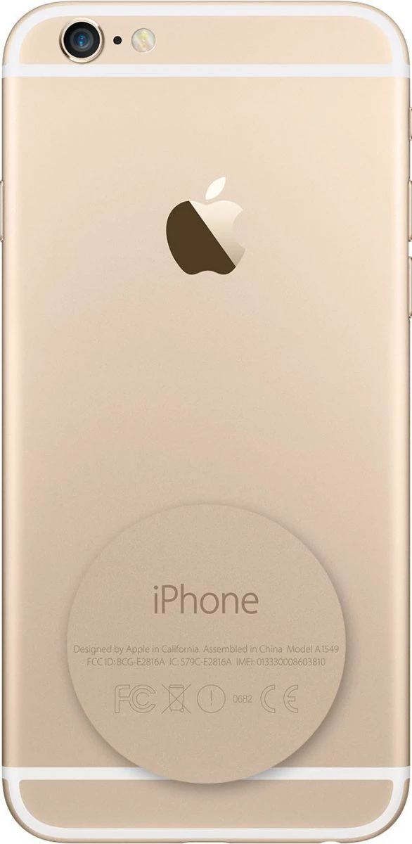 xem số IMEI bằng c&aacute;ch xem phần th&ocirc;ng tin ph&iacute;a dưới của mặt sau điện thoại iPhone