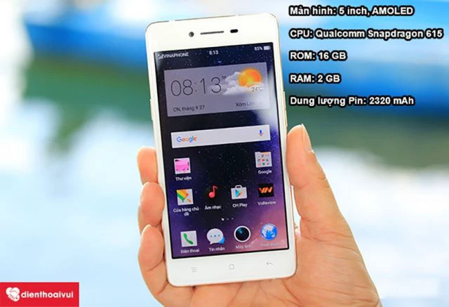 Oppo R7 Lite có thời gian sử dụng tốt với viên pin 2320 mah