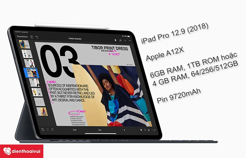 thay pin iPad Pro 12.9