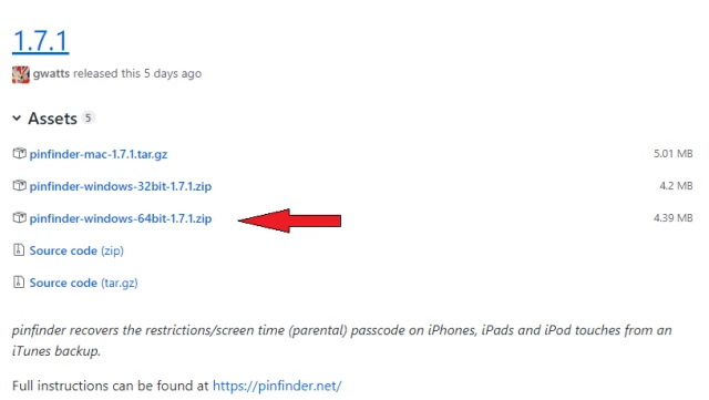 Sử dụng Pinfinder cho hệ điều h&agrave;nh Windows
