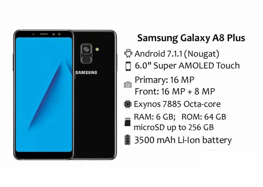 Cấu h&igrave;nh Samsung Galaxy A8 Plus