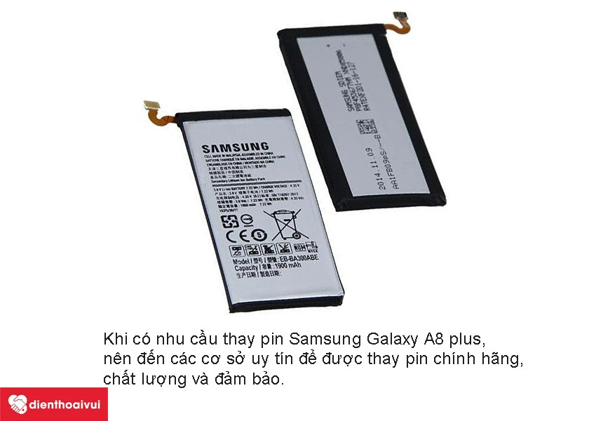 Thay pin Samsung Galaxy A8 Plus tại Điện Thoại Vui - chuy&ecirc;n nghiệp, nhanh ch&oacute;ng