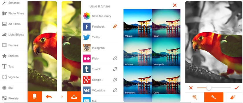Phoenix Photo Editor HD - ứng dụng chỉnh sửa màu miễn phí trên iOS