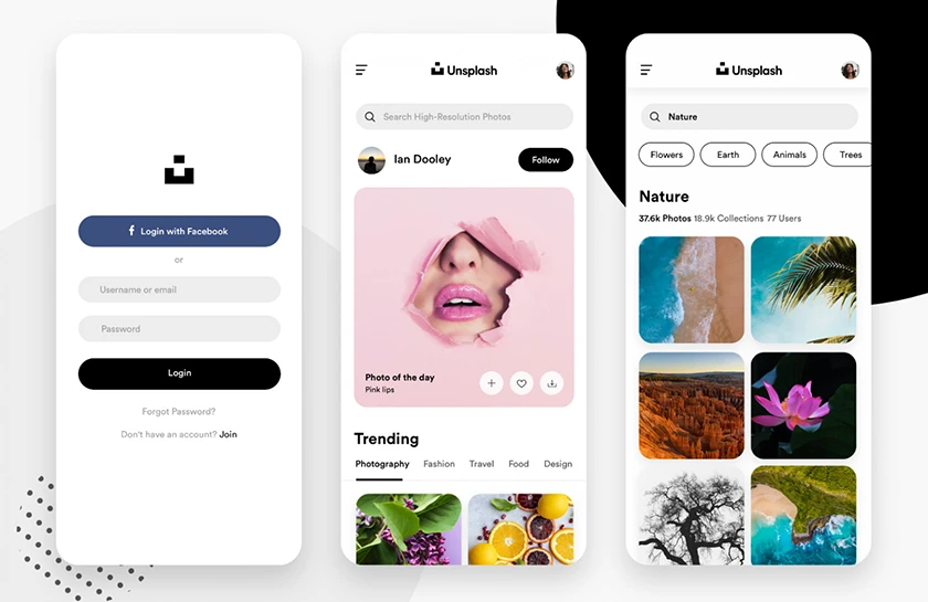 Unsplash - Ứng dụng tải hình nền iPhone