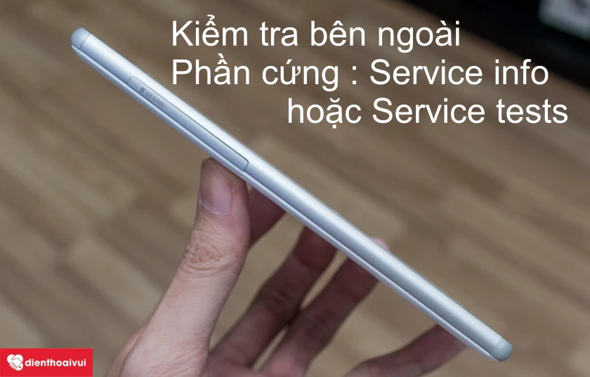 kiểm tra điện thoại sau khi sửa chửa