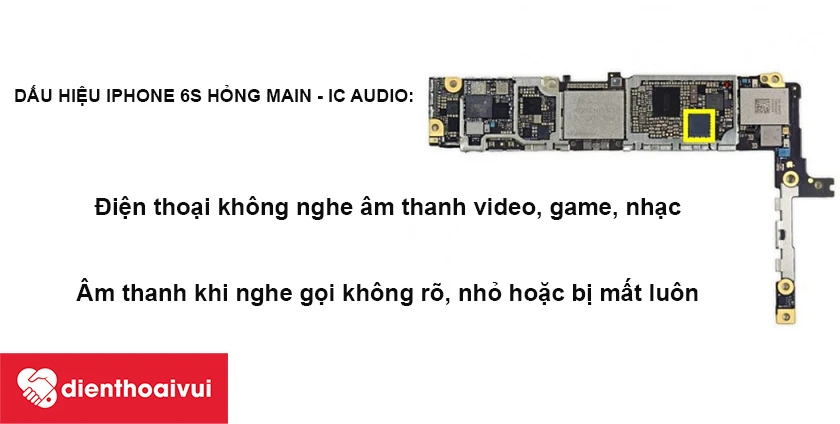 Bạn cần sửa main &ndash; IC Audio iPhone 6s khi n&agrave;o