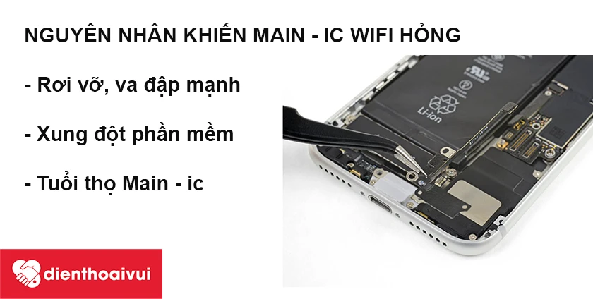 sửa main ic wifi iphone 8 plus