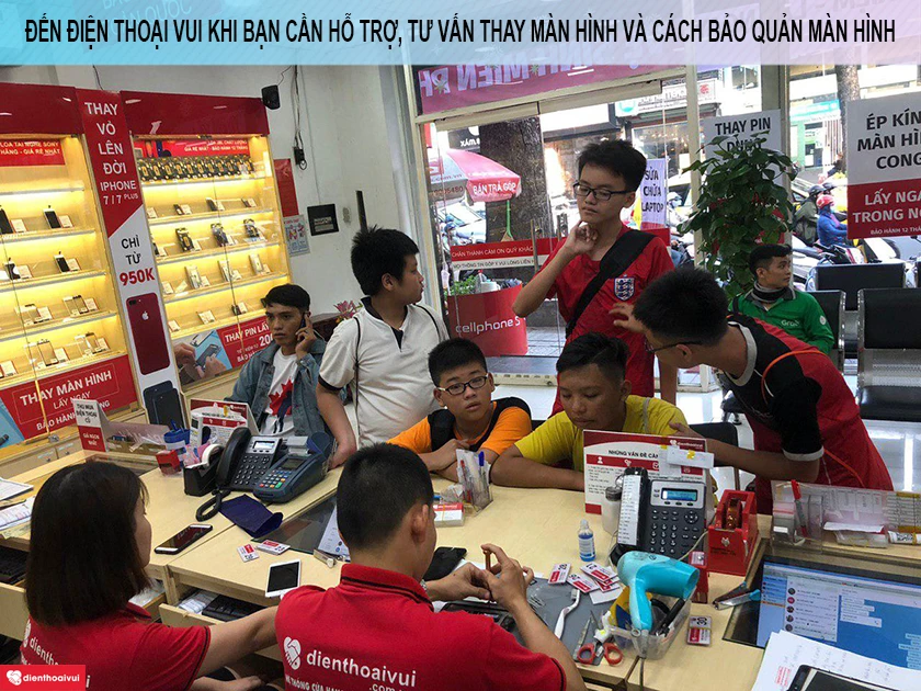 Thay m&agrave;n h&igrave;nh Samsung Galaxy S4 nhanh ch&oacute;ng, uy t&iacute;n đến Điện thoại Vui