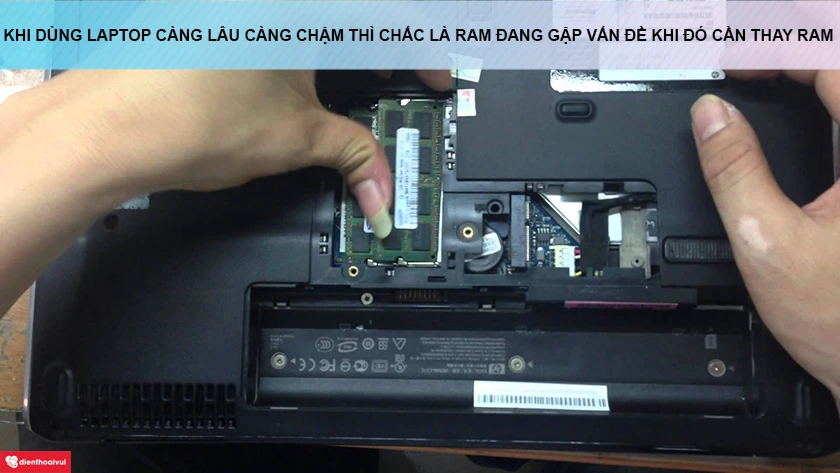 Thay RAM laptop Corsair DDR3L 4GB Bus 1600 để cải thiện tốc độ load của m&aacute;y