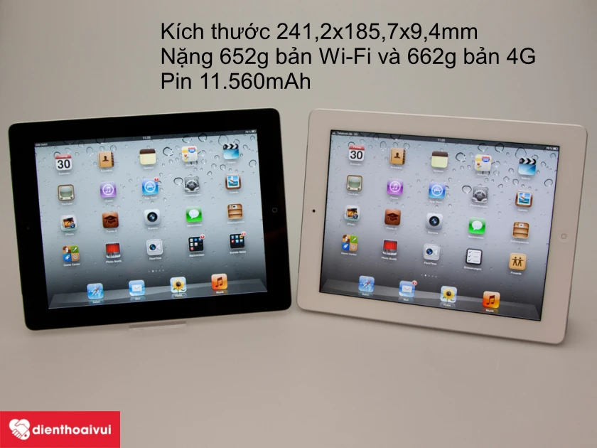 M&agrave;n h&igrave;nh 9,7 inch c&ugrave;ng dung lượng pin khủng 11.560mAh