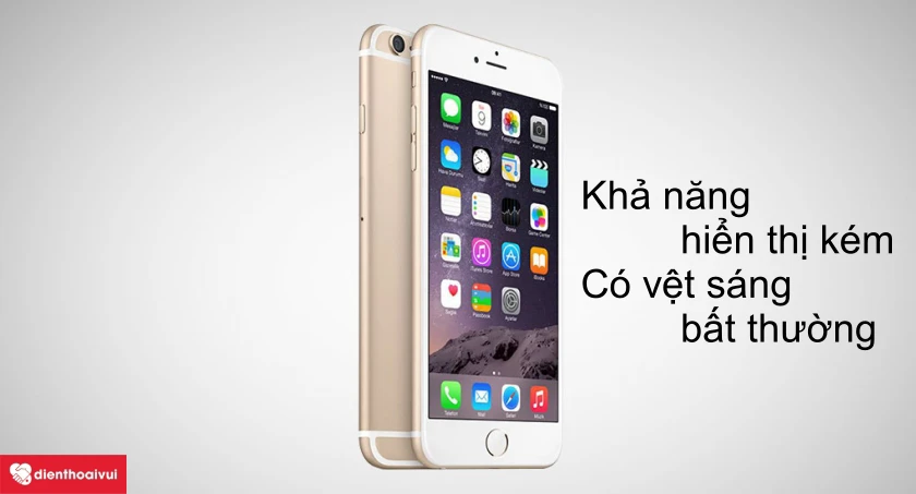 Những dấu hiệu nhận biết điện thoại iPhone 6 bị hỏng phản quang