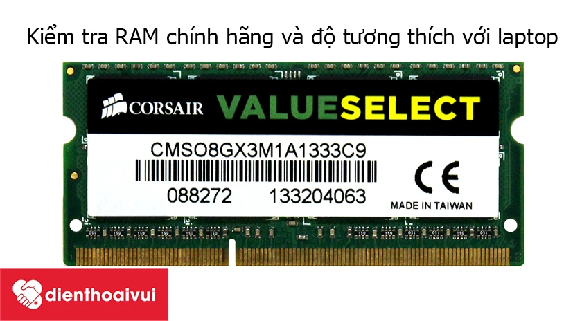 Kiểm tra RAM ch&iacute;nh h&atilde;ng