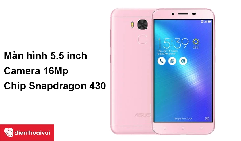 Màn hình 5.5 inch, chip Snapdragon 430&nbsp;cực khỏe