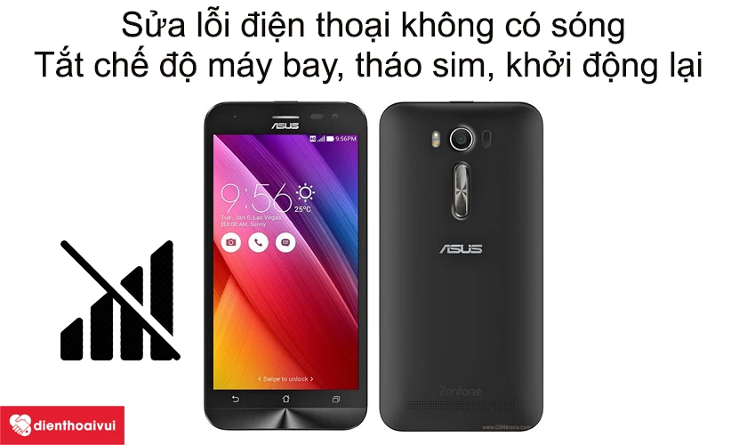 Hướng dẫn sửa lỗi kh&ocirc;ng c&oacute; dịch vụ tr&ecirc;n Asus Zenfone 2