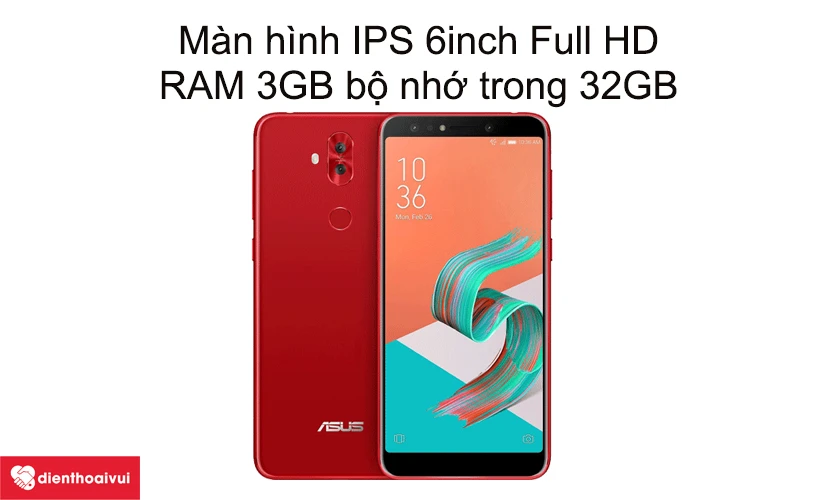 M&agrave;n h&igrave;nh IPS 6inch Full HD, RAM 3GB bộ nhớ trong 32GB